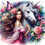 Unicorn 5d Diy Diamond Painting Kits UK Handwork Hobby FL7528