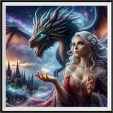 Animal And Human Dragon 5d Diy Diamond Painting Kits UK Handwork Hobby FL8972