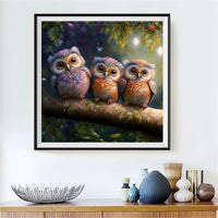 Owl 5d Diy Diamond Painting Kits UK Handwork Hobby FL6959