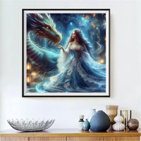 Animal And Human Dragon 5d Diy Diamond Painting Kits UK Handwork Hobby FL8975