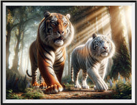 Tiger 5d Diy Diamond Painting Kits UK Handwork Hobby FL8072