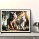 Tiger 5d Diy Diamond Painting Kits UK Handwork Hobby FL8072