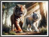 Tiger 5d Diy Diamond Painting Kits UK Handwork Hobby FL8072