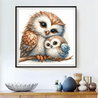 Owl 5d Diy Diamond Painting Kits UK Handwork Hobby FL6960