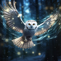 Owl 5d Diy Diamond Painting Kits UK Handwork Hobby FL6961