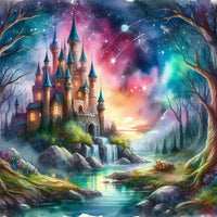 Castle 5d Diy Diamond Painting Kits UK Handwork Hobby FL7371