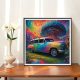 Car 5d Diy Diamond Painting Kits UK Handwork Hobby FL6516