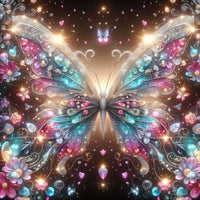 Butterfly 5d Diy Diamond Painting Kits UK Handwork Hobby FL5092