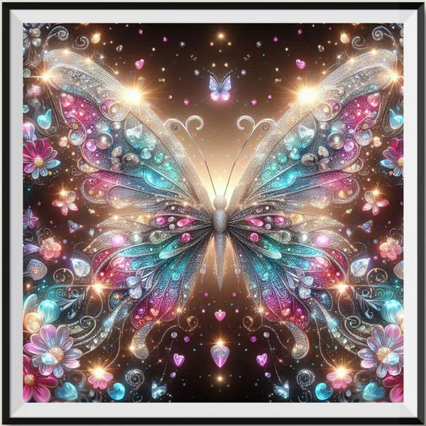 Butterfly 5d Diy Diamond Painting Kits UK Handwork Hobby FL5092