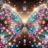 Butterfly 5d Diy Diamond Painting Kits UK Handwork Hobby FL5092