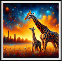 Giraffe 5d Diy Diamond Painting Kits UK Handwork Hobby FL8492