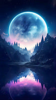 Moon 5d Diy Diamond Painting Kits UK Handwork Hobby FL5237