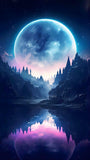 Moon 5d Diy Diamond Painting Kits UK Handwork Hobby FL5237