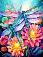 Dragongfly 5d Diy Diamond Painting Kits UK Handwork Hobby FL5124