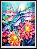 Dragongfly 5d Diy Diamond Painting Kits UK Handwork Hobby FL5124