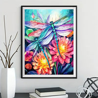 Dragongfly 5d Diy Diamond Painting Kits UK Handwork Hobby FL5124