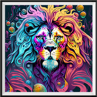 Lion 5d Diy Diamond Painting Kits UK Handwork Hobby FL3174