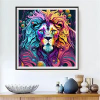 Lion 5d Diy Diamond Painting Kits UK Handwork Hobby FL3174