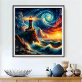 Lighthouse 5d Diy Diamond Painting Kits UK Handwork Hobby FL3427