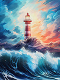 Lighthouse 5d Diy Diamond Painting Kits UK Handwork Hobby FL3683