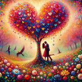 Lover Heart 5d Diy Diamond Painting Kits UK Handwork Hobby FL3465