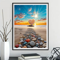 Beach 5d Diy Diamond Painting Kits UK Handwork Hobby FL2345