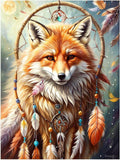 Dream Catcher Fox 5d Diy Diamond Painting Kits UK Handwork Hobby FL2338