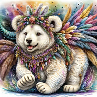 Bear 5d Diy Diamond Painting Kits UK Handwork Hobby FL3234