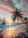 Beach 5d Diy Diamond Painting Kits UK Handwork Hobby FL2200