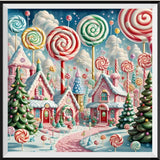 Candy House 5d Diy Diamond Painting Kits UK Handwork Hobby FL3432