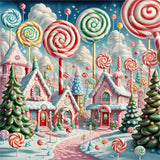 Candy House 5d Diy Diamond Painting Kits UK Handwork Hobby FL3432