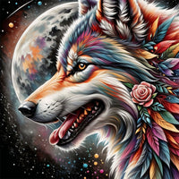 Wolf 5d Diy Diamond Painting Kits UK Handwork Hobby FL3278