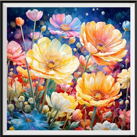 Flower 5d Diy Diamond Painting Kits UK Handwork Hobby FL2012