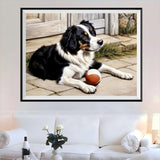 Dog 5d Diy Diamond Painting Kits UK Handwork Hobby FL4465