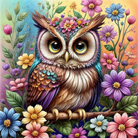 Owl 5d Diy Diamond Painting Kits UK Handwork Hobby FL4273