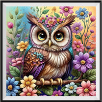 Owl 5d Diy Diamond Painting Kits UK Handwork Hobby FL4273