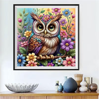 Owl 5d Diy Diamond Painting Kits UK Handwork Hobby FL4273