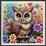 Owl 5d Diy Diamond Painting Kits UK Handwork Hobby FL4273