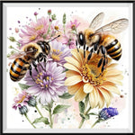 Bee 5d Diy Diamond Painting Kits UK Handwork Hobby FL2074