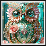 Owl 5d Diy Diamond Painting Kits UK Handwork Hobby FL4062