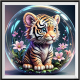 Tiger 5d Diy Diamond Painting Kits UK Handwork Hobby FL4207