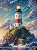 Lighthouse 5d Diy Diamond Painting Kits UK Handwork Hobby FL2192