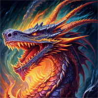 Dragon 5d Diy Diamond Painting Kits UK Handwork Hobby FL3214