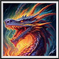 Dragon 5d Diy Diamond Painting Kits UK Handwork Hobby FL3214