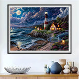 Lighthouse 5d Diy Diamond Painting Kits UK Handwork Hobby FL2387