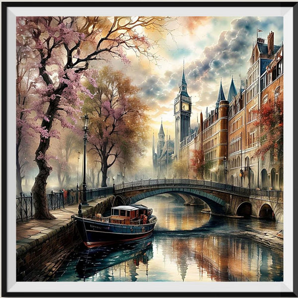 Landscape 5d Diy Diamond Painting Kits UK Handwork Hobby FL4046