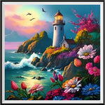 Lighthouse 5d Diy Diamond Painting Kits UK Handwork Hobby FL6247