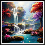 Waterfall 5d Diy Diamond Painting Kits UK Handwork Hobby FL6490