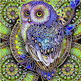 30*30cm Special Shape Owl 5d Diy Diamond Painting Kits UK HD5001