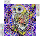 30*30cm Special Shape Owl 5d Diy Diamond Painting Kits UK HD5001